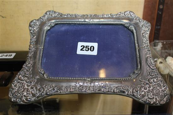 Silver photograph frame